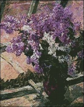 (image for) Lilacs in a Window - Medium Large