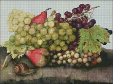 (image for) Snail with Grapes and Pears