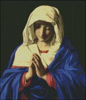 (image for) The Virgin in Prayer - Medium Large
