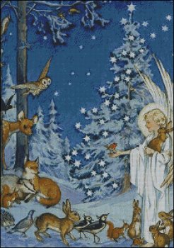 (image for) Woodland Critters Christmas - Large